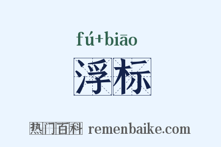 浮标是什么意思的图片